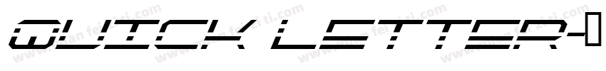 Quick Letter字体转换